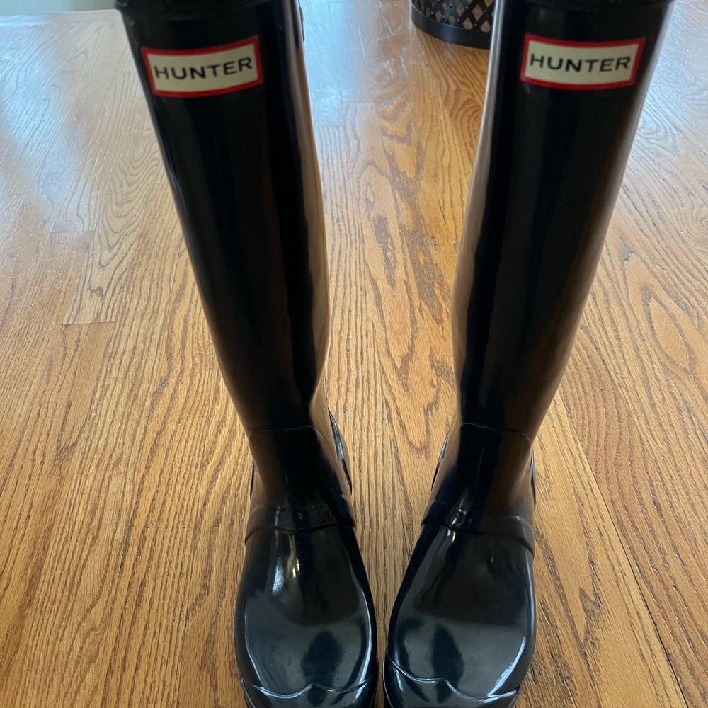 Hunter Tall Original Gloss Classic Rain Winter Boots Women's US Sz 8 (39)